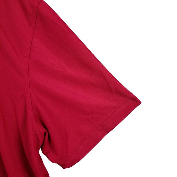 Chick-fil-A Unisex Short Sleeve Polo Shirt XL Red OOBE Team Style Uniform Work - Picture 5 of 13